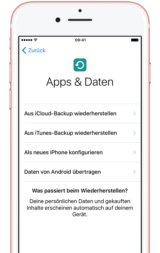 neues iphone einrichten