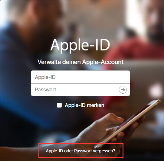 reset apple id
