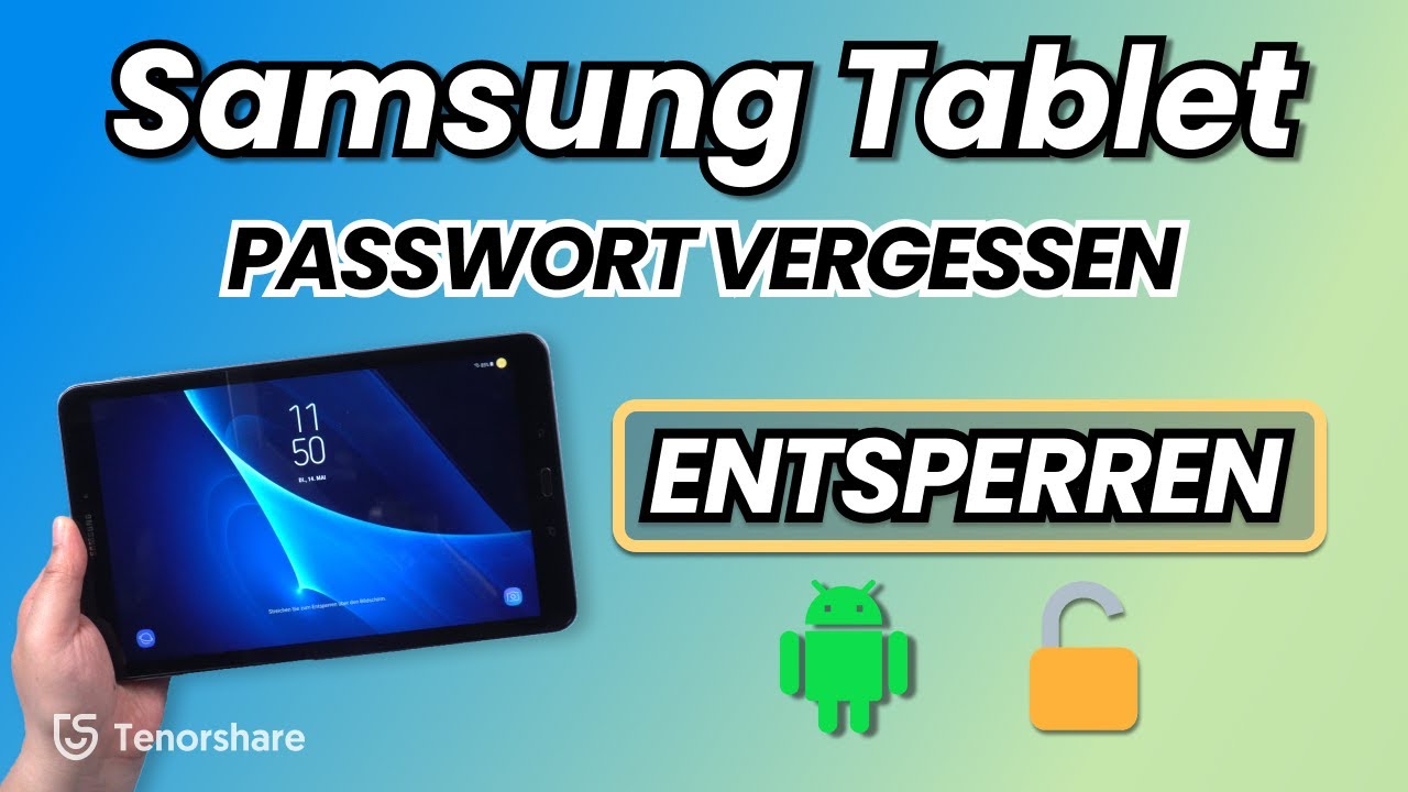 samsung tablet entsperren ohne code