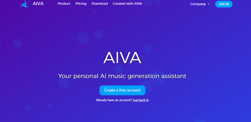 AIVA KI Musik erstellen für Film und Game Soundtracks