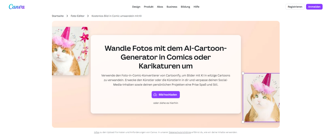 Canva KI Comic Generator für einfache Comic Designs und Social Media
