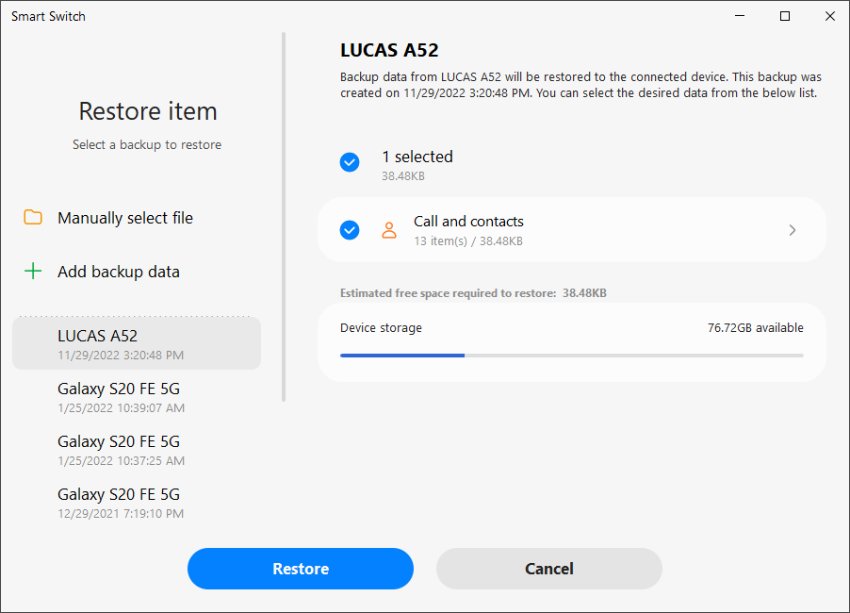 how to retrieve deleted call log on samsung using smart switch - 2