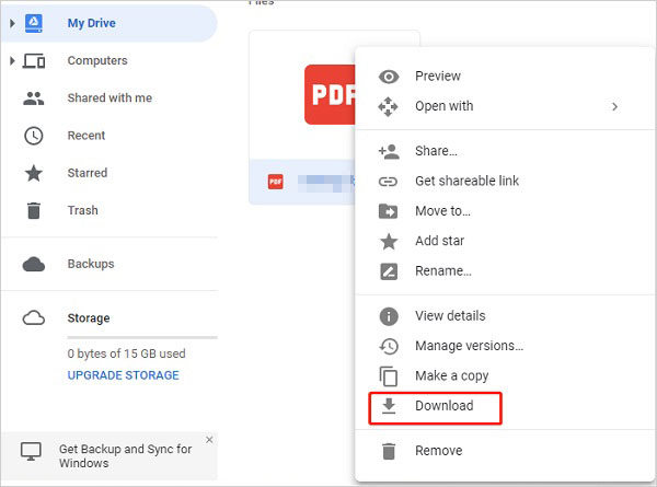 recover deleted files from xiaomi using google drive