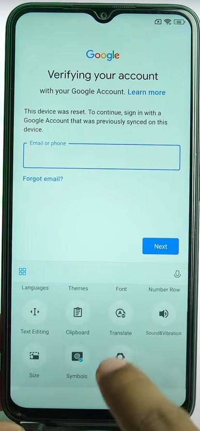 unlock mi frp click more