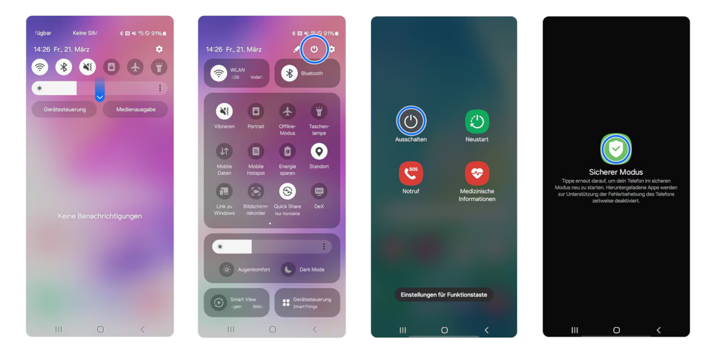 mikrofon beim telefonieren geht nicht - Gerät neu starten