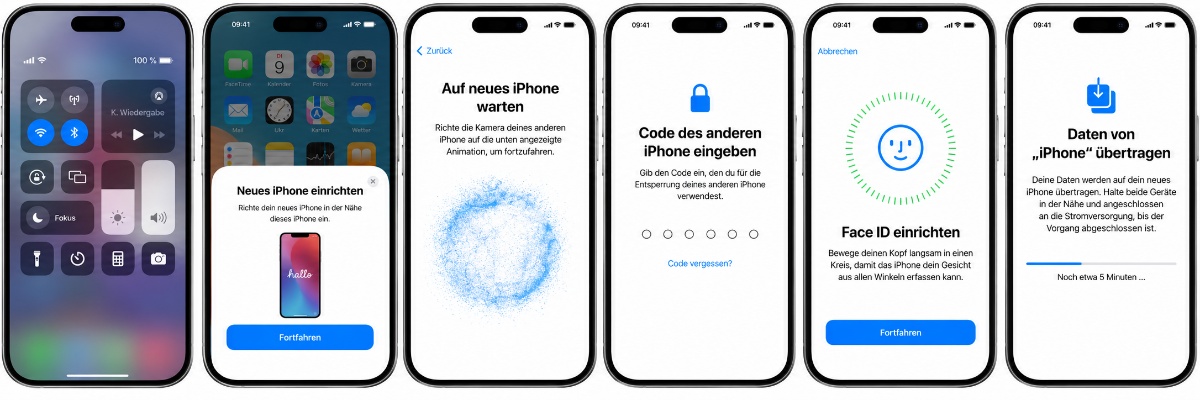 iPhone 18 von Android einrichten mit Auf iOS übertragen