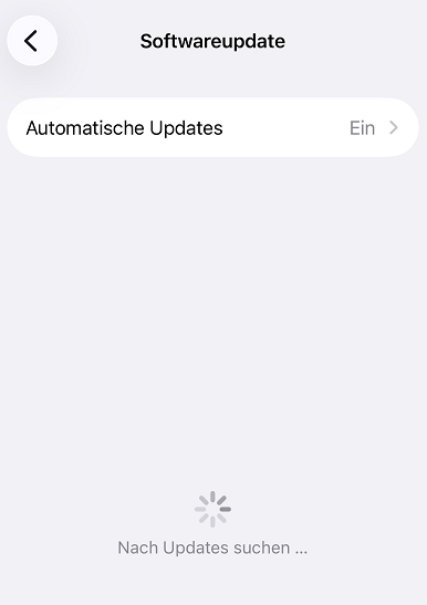 iPhone iOS Softwareupdate installieren wenn das iPhone selbstständig anruft