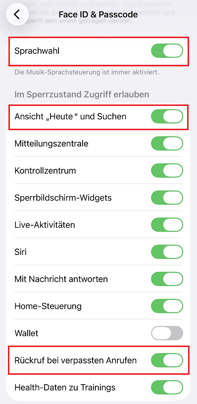 Sprachwahl deaktivieren um unbeabsichtigte Anrufe und Hosentaschenanrufe zu vermeiden