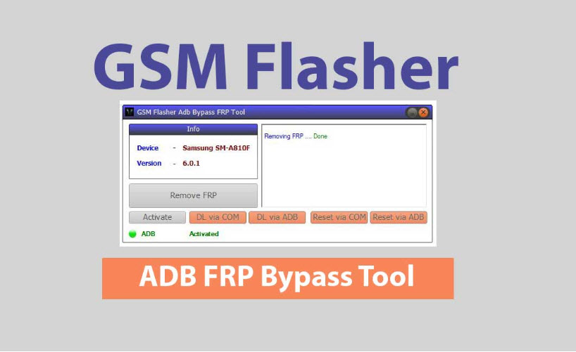 GSM Flasher Tool zur Umgehung der FRP-Sperre