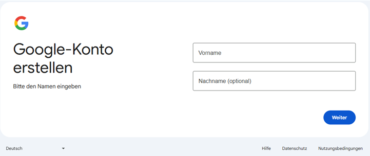 Mehrere Gmail-Konten beantragen