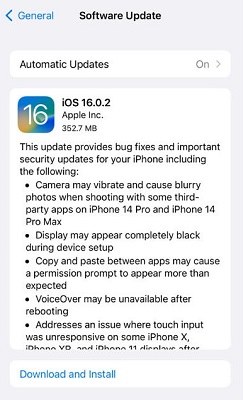 update iPhone