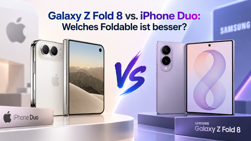 Galaxy Z Fold8 vs. iPhone Duo im Vergleich