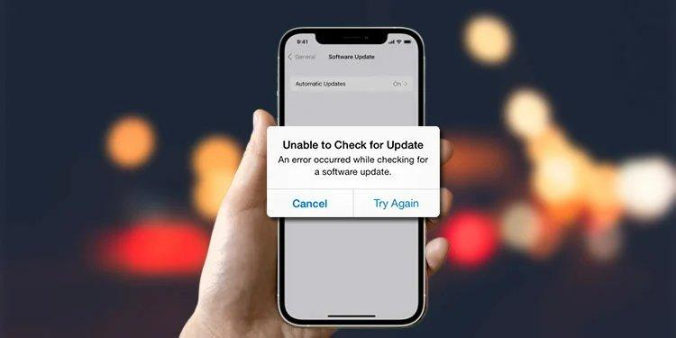 ios 17 Suche nach Updates fehlgeschlagen