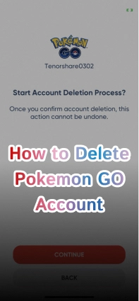 how to delete pokemon go account 1