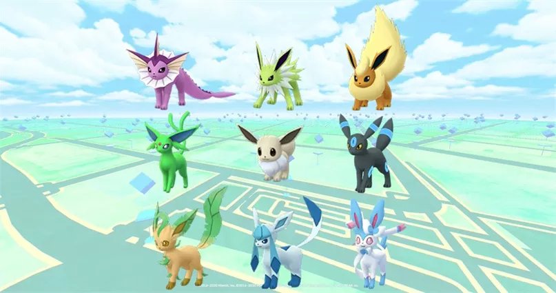 Shiny Evoli Entwicklungen