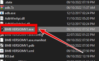 how to use bmb unlock tool v35 - run setup BMB VERSIOMV1.exe as Administrator