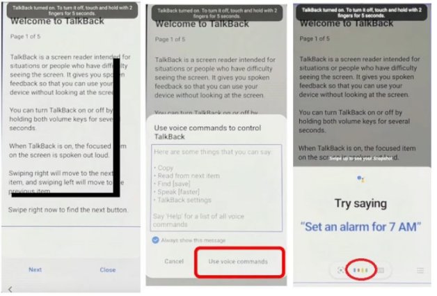 samsung a32 frp bypass without pc- open voice commands