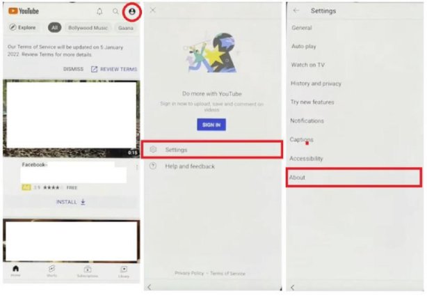 samsung a32 frp bypass without pc- settings of youtube