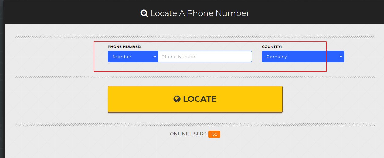Geben Sie die Handynummer ein