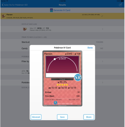 pokemon go auto iv check