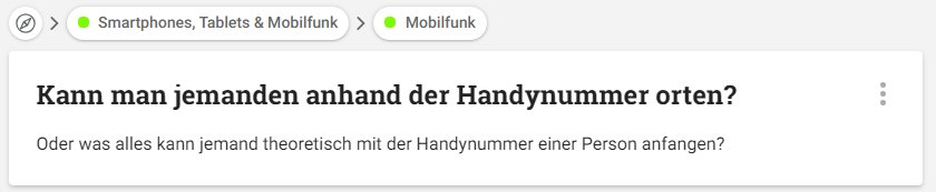 kann man jemanden anhand der handynummer orten