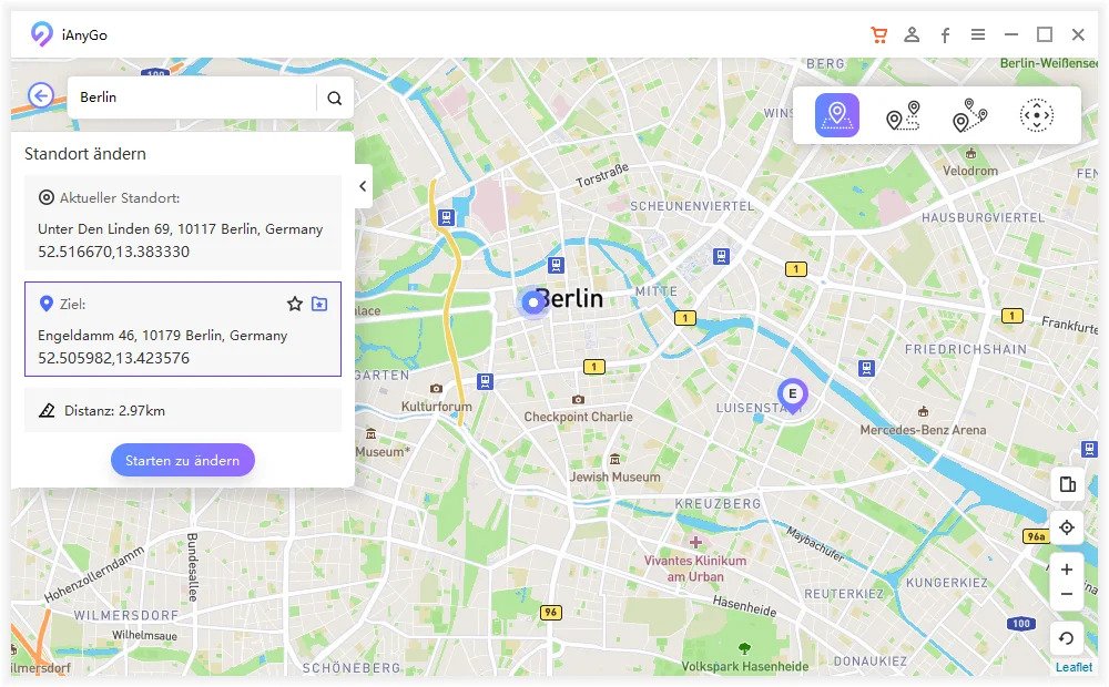 klicken sie starten zu aendern